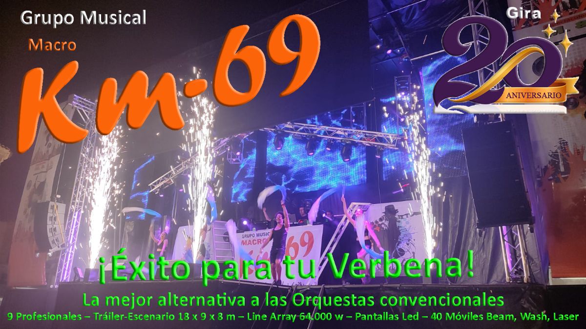 Gira 20º Aniversario de Macro Km-69