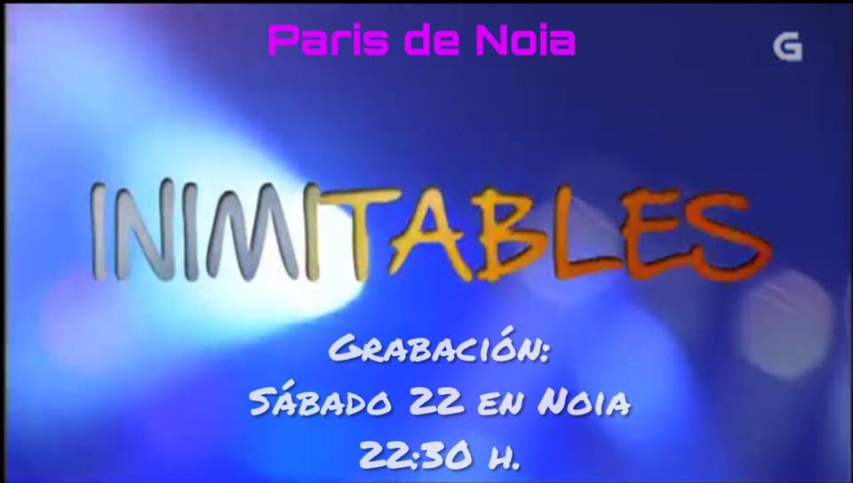 París de Noia también estará en el programa Inimitables
