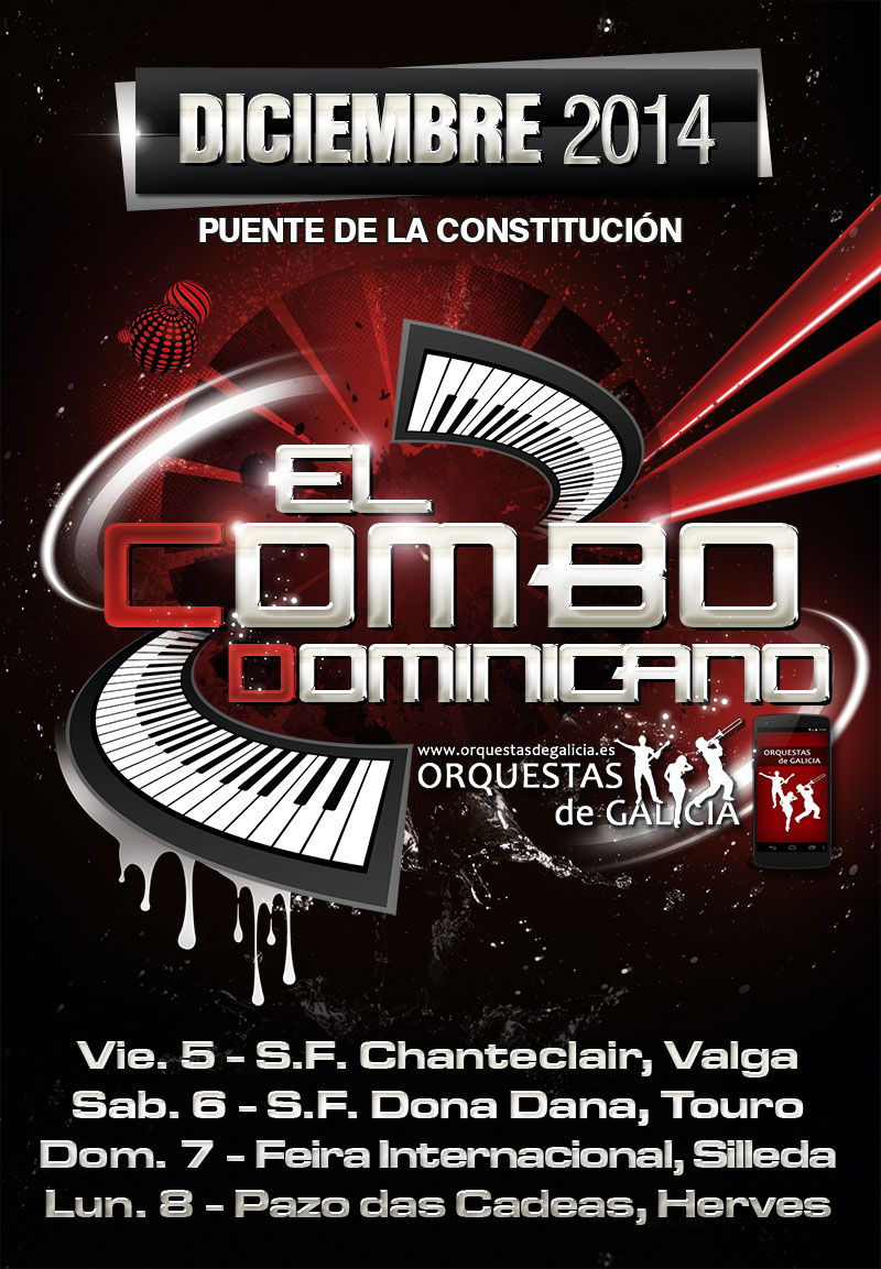 El Combo Dominicano, gira Galicia diciembre 2014