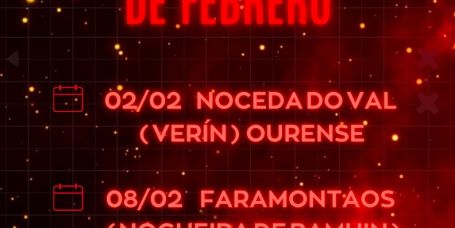 Disponibles las fechas de Febrero del Grupo Fussion