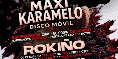 Presentación de Maxi Karamelo Disco Móvil en Lalín apartir de las 22:00h.