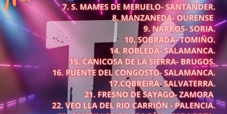 Fechas de Agosto de Takicardia