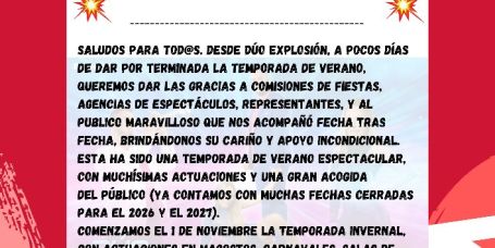ESTADO · EXPLOSIÓN