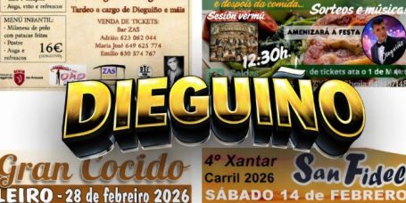 Dieguiño completa las gastronómicas