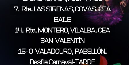 Fechas Febrero 2026 del Dúo Venus