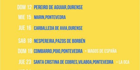 ADELANTO DE LAS FECHAS DE JULIO