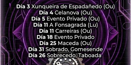 Charanga BCB, datas Xuño Live Tour 2026