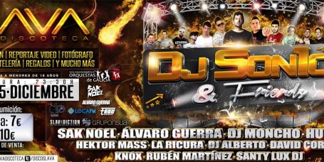 Fiesta con La Ricura en disco Slava