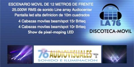 Un montaje único de 76audiovisuales en Galicia
