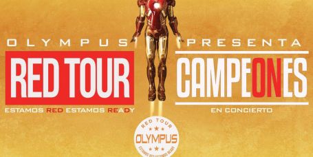 Desde Olympus os enseñamos el póster que nos acompañará en esta nueva parte de la gira: Campeones